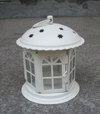 Moroccan Decor Antique Iron Star House Candlestick European Romantic Wedding Candle Holder Lantern Retro Home Decoration Sconce