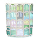 Fashionable Glass Carved Candle Holder Tealight Candle Wedding Party Birthday Romantic Dinner Home Table Decoration Gift Crafts