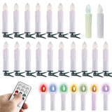 RGB Birthday Christmas Wedding Tree LED Candle Light & 12 Key Remote Control