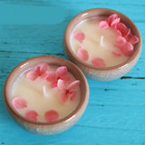 Dry flower scented candles soybean wax oil incense candle smoke-free