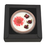 Dry flower scented candles soybean wax oil incense candle smoke-free