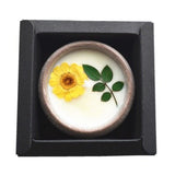 Dry flower scented candles soybean wax oil incense candle smoke-free