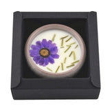 Dry flower scented candles soybean wax oil incense candle smoke-free