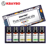 KBAYBO essential oils for aromatherapy diffusers	lavender tea tree lemongrass tea tree rosemary Orange oil