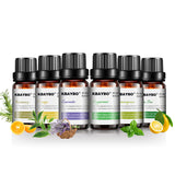 KBAYBO essential oils for aromatherapy diffusers	lavender tea tree lemongrass tea tree rosemary Orange oil
