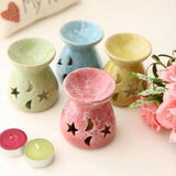 New Arrival,ceramic oil burners + candle aromatherapy scent candle essential gift, home decor ,Free shipping.