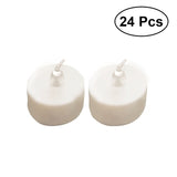 Flameless LED Tea Light Candles Battery Powered Unscented Realistic and Bright Flickering Candle Lamp