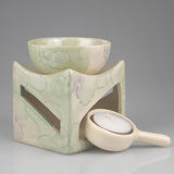 Ceramic Fragrance Oil Burners Lavender Aromatherapy Scent Candle Essential Gift E $