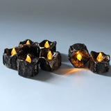 Plated Tearing Electronic Candle Light Led Creative Holiday Candle Halloween Christmas Decoration Candle Flickering Flameles
