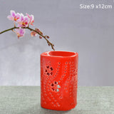 Unglazed Ware White Ceramic Scent Essential Aromatherapy Oil Burner Diffuser Aroma Porcelain Home Candle Oil Incense Burner M $