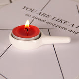 Unglazed Ware White Ceramic Scent Essential Aromatherapy Oil Burner Diffuser Aroma Porcelain Home Candle Oil Incense Burner M $